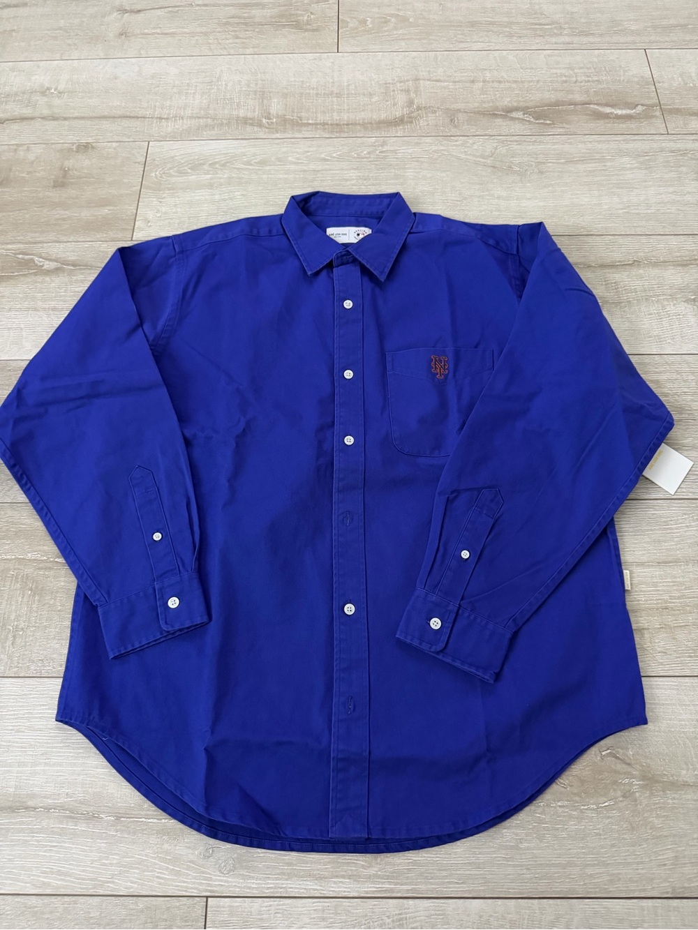 Aime Leon Dore Mets mlb Men's M Button-Down Shirt in Royal Blue